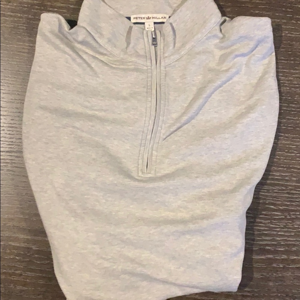 Peter Millar gray long sleeve